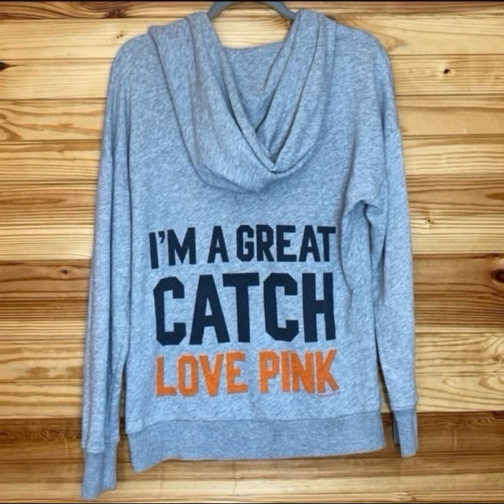 Victoria’s Secret x mlb x 5th & ocean San Francisco Giants v-neck hoodie XS
